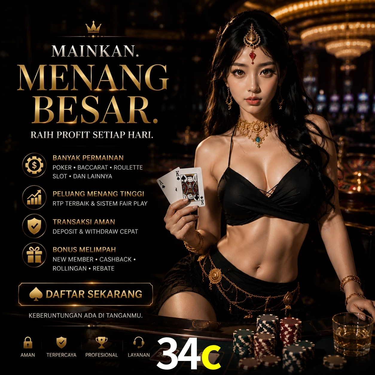 App 34c para Android e iOS - download grátis